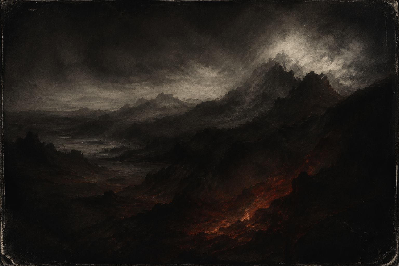An atmospheric interpretation of the other world.